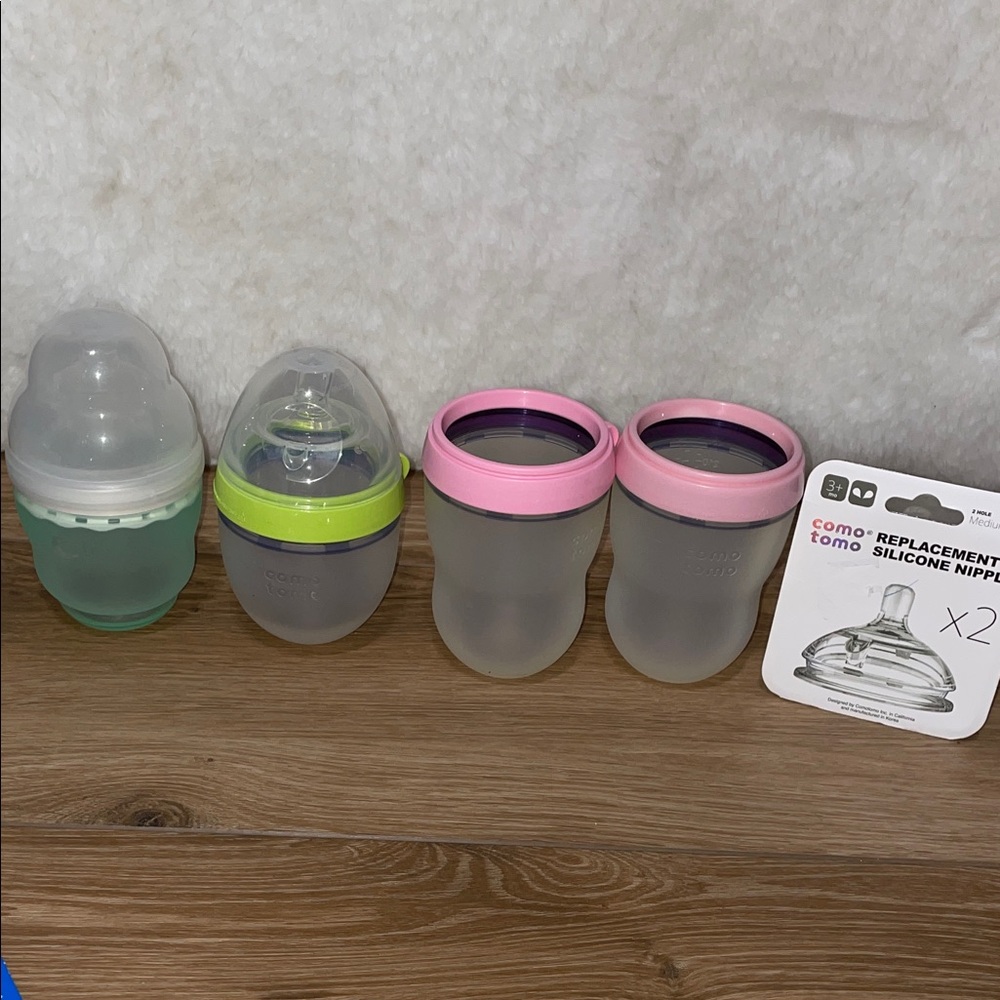 Comotomo & Ola Silicone Baby Bottles